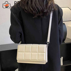 Plaid Ladies Hand Bag Lightweight Shoulder Bag for Travel