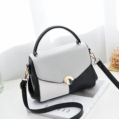 PU Leather Shoulder Bag Ladies Handbags Patchwork Crossbody Bags For Women