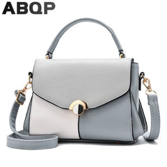 PU Leather Shoulder Bag Ladies Handbags Patchwork Crossbody Bags For Women
