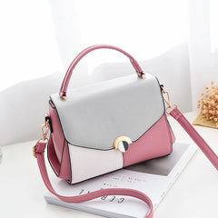 PU Leather Shoulder Bag Ladies Handbags Patchwork Crossbody Bags For Women
