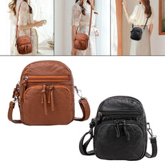 PU Leather Shoulder Bag Purse Money Bucket Bag Women Hand Bag