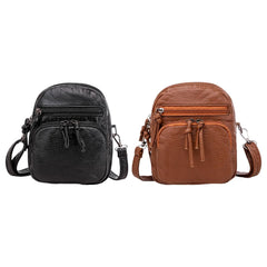 PU Leather Shoulder Bag Purse Money Bucket Bag Women Hand Bag