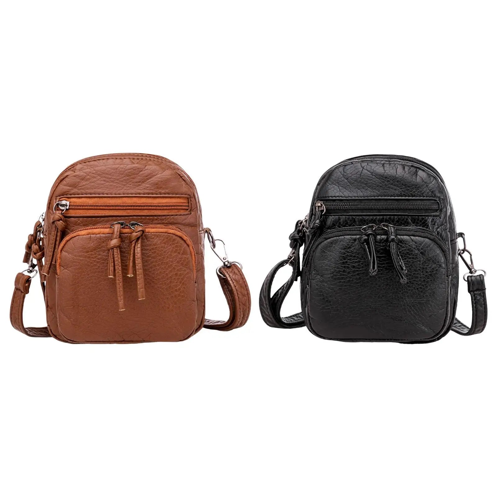 PU Leather Shoulder Bag Purse Money Bucket Bag Women Hand Bag