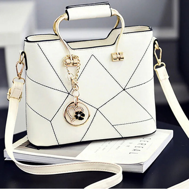 PU Leather Shoulder Bag Sweet Handbags Women Lady Satchel Crossbody