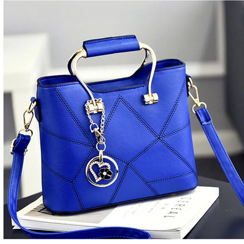 PU Leather Shoulder Bag Sweet Handbags Women Lady Satchel Crossbody
