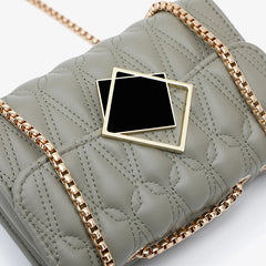 PU Leather Shoulder Bag for Women Solid Crossbody Bag Ladie Handbag