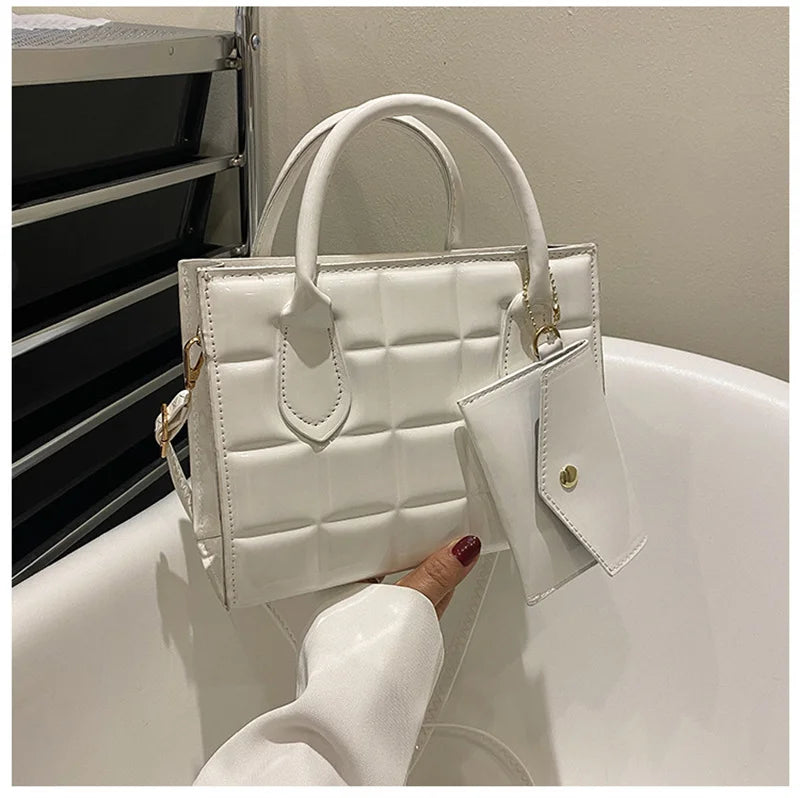 Women's PU Leather Shoulder Bag Casual Crossbody Handbag