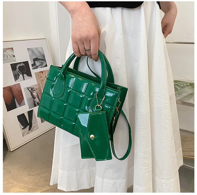 Women's PU Leather Shoulder Bag Casual Crossbody Handbag