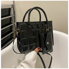 Women's PU Leather Shoulder Bag Casual Crossbody Handbag