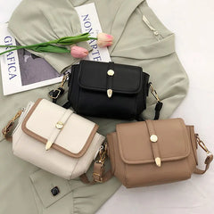 PU Leather Shoulder Crossbody Bags Women's Small Flap Handbag Female Armpit Bag