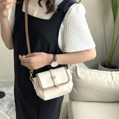 PU Leather Shoulder Crossbody Bags Women's Small Flap Handbag Female Armpit Bag