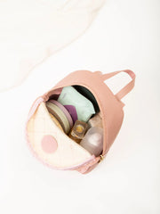 PU Leather Shoulder Mini Backpack Multi-Function Ladies Phone Pouch Pack