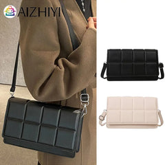 Plaid Crossbody Bag Lightweight Portable Casual for Weekend Vacation