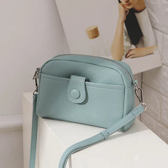 PU Leather Small Shell Crossbody Bag for Women Purse Handbag Phone Satchel