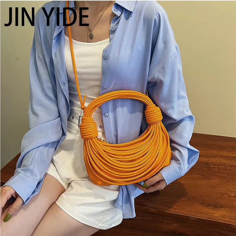 Solid Crossbody Bags Women Shoulder Bag Handbags Purses Female Underarm Clutch