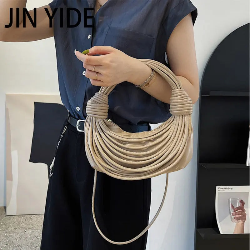 Solid Crossbody Bags Women Shoulder Bag Handbags Purses Female Underarm Clutch