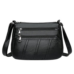 PU Leather Messenger Purse Handbag Women Daily Bag