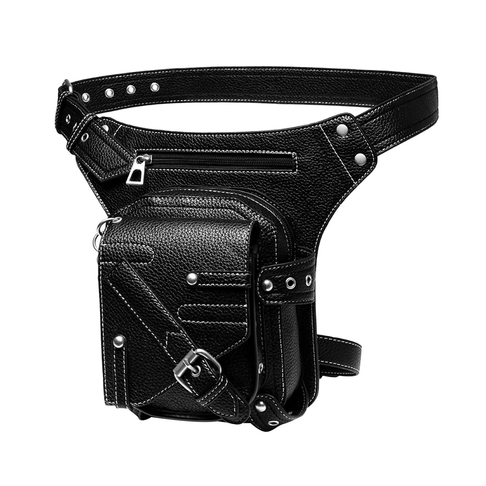 Steampunk Waist Bag Fanny Pack Hip/Thigh Bag Outdoor Vintage Gothic Unisex