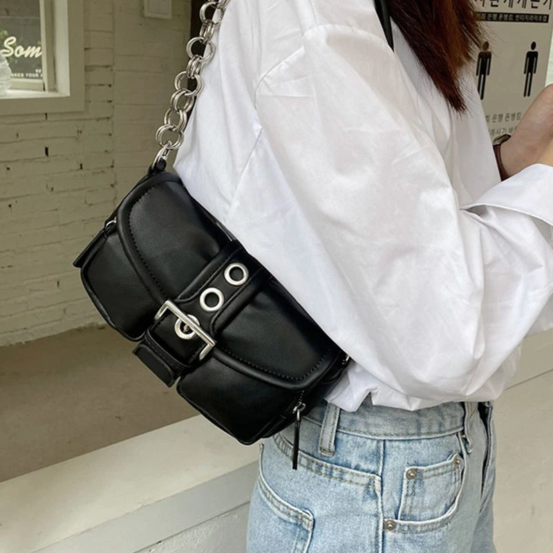 Women PU Leather Shoulder Bag Purse for Lady