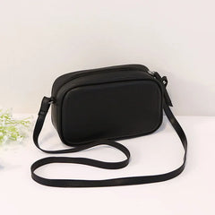 Vintage Women Crossbody Bag High Shoulder Small Solid Square Bag