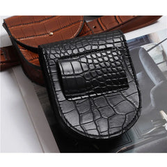 PU Leather Waist Bag Women Fanny Pack Retro Mini Travel Chest Belt Bag