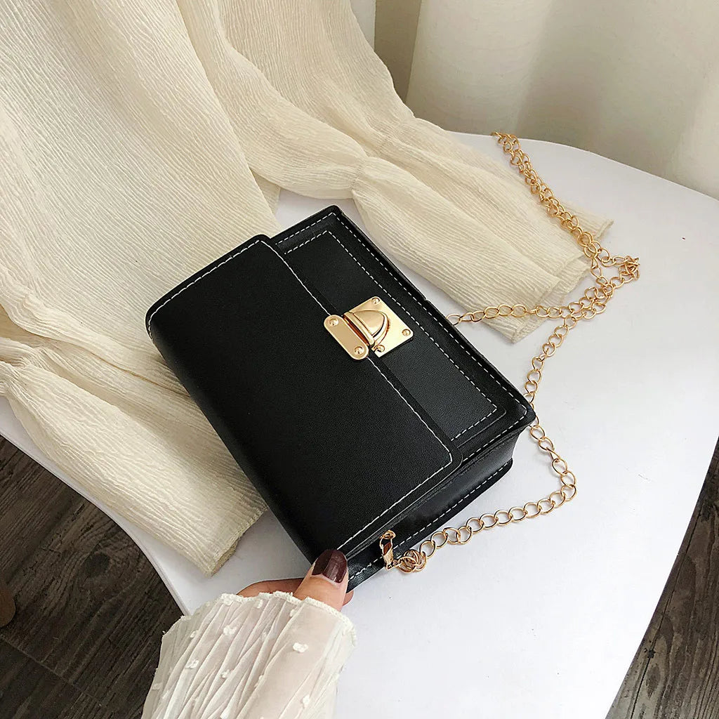 PU Leather Women Bags High Purses And Handbags Shoulder Bag Small Chain Crossbod