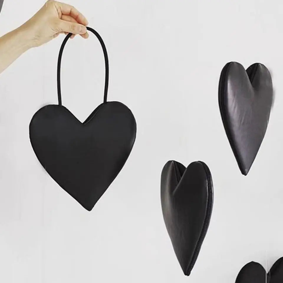 Heart-shaped Crossbody Bag for Women Mini Shoulder Purse Handbag