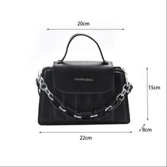 PU Leather Women Bags Girls Female Shopper Casual Chain Purses