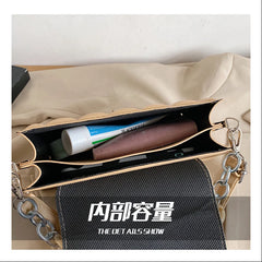 PU Leather Women Bags Girls Female Shopper Casual Chain Purses