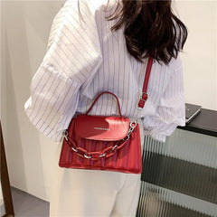 PU Leather Women Bags Girls Female Shopper Casual Chain Purses