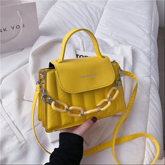 PU Leather Women Bags Girls Female Shopper Casual Chain Purses