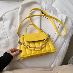 PU Leather Women Bags Girls Female Shopper Casual Chain Purses