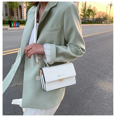 PU Leather Women Flap Crossbody Bag Solid Female Shoulder bags