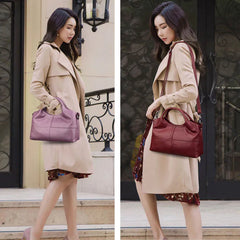 PU Leather Women Handbag Casual Tote Shoulder Bag Female Commute Hand Bags