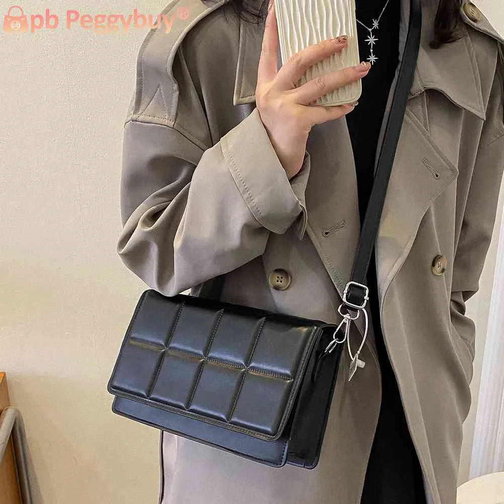 Plaid Women Handbags Lightweight Portable Soft Casual Travel Bag