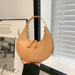 Vintage PU Leather Women Handbag Double Zipper Shoulder Bag