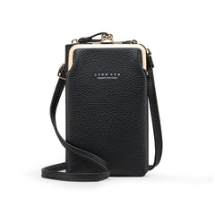 PU Leather Women Messenger Bags Purse Cell Phone Crossbody Handbag