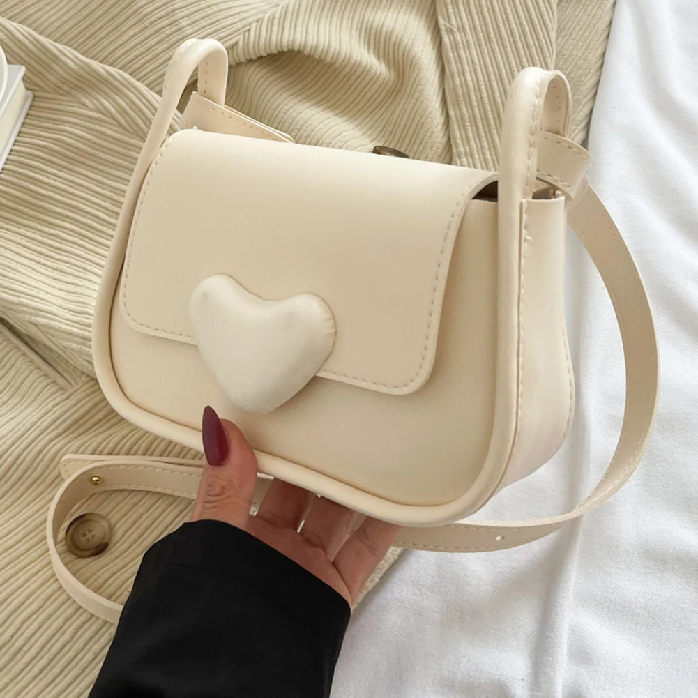 PU Leather Women Messenger Bags Small Flap Shoulder Bags Handbags