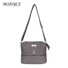 PU Leather Women Shoulder Bag Female Purse Deer Pendant Handbags