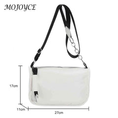 PU Leather Women Shoulder Bags Chain Underarm Bags Solid Casual Girls Travel