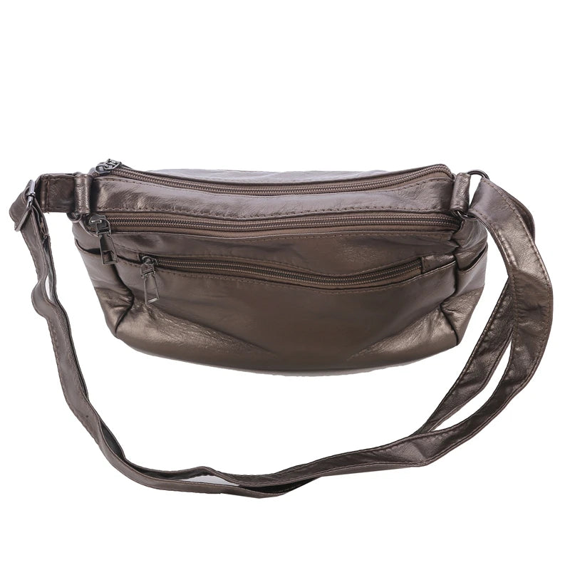 PU Leather Women Shoulder Messenger Bags Solid Casual Pocket Female Handbags