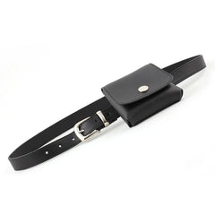 Small PU Leather Women Travel Waist Bag Phone Shoulder Mini Belt Pack