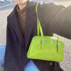 PU Leather Women Underarm Bag Handbags Large Capacity Ladies Daily Small Casual
