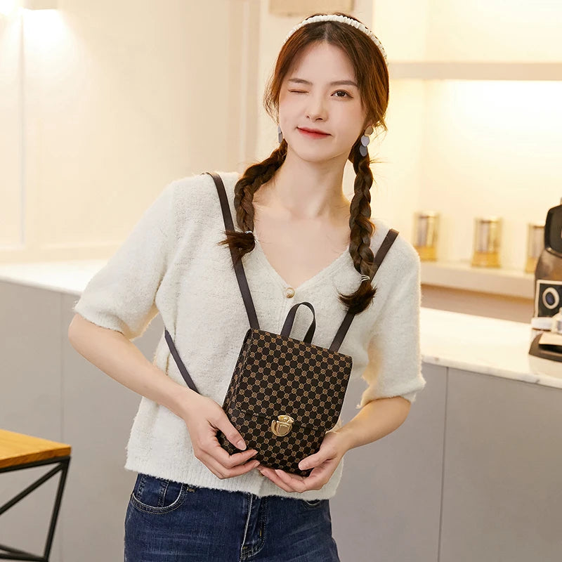PU Leather Women's Shoulder Bags Female Purse Mini Crossbody Bag Flap