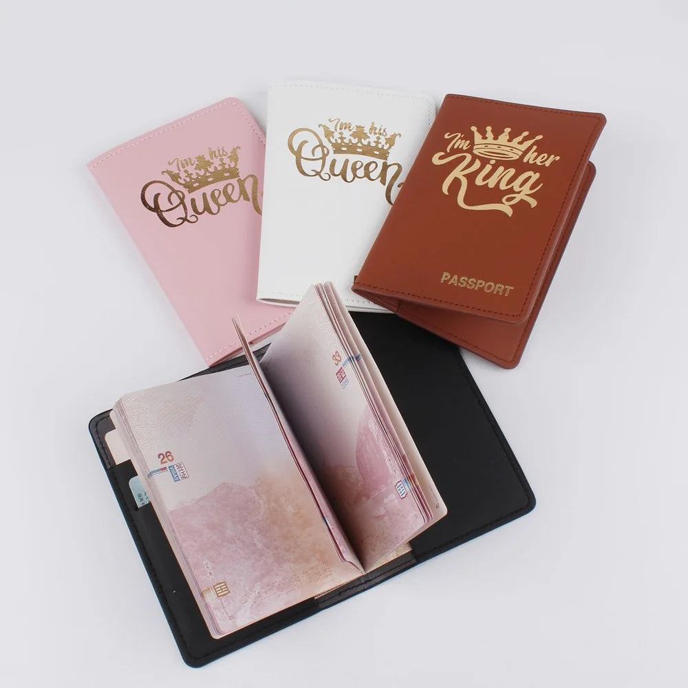 PU Leather World Map Travel Passport Cover Personalised Passport Holder