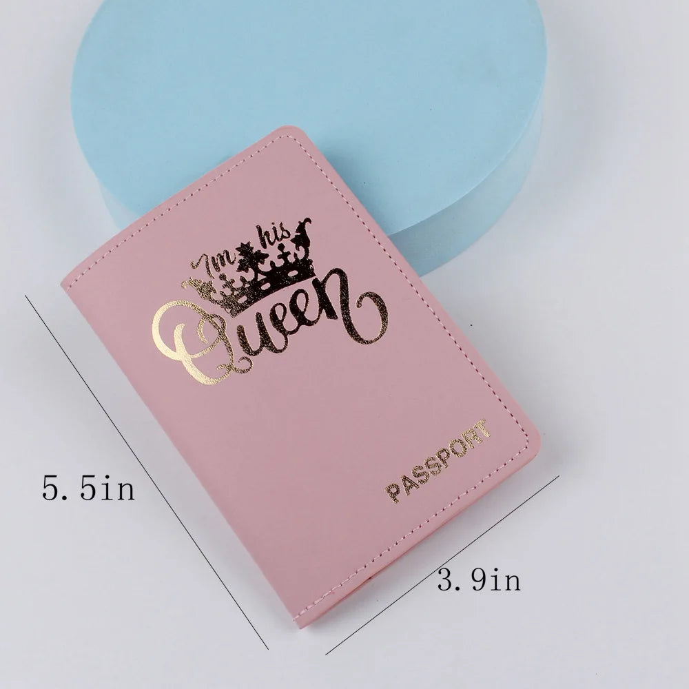 Travel Passport Cover World Map PU Leather American Holder Case