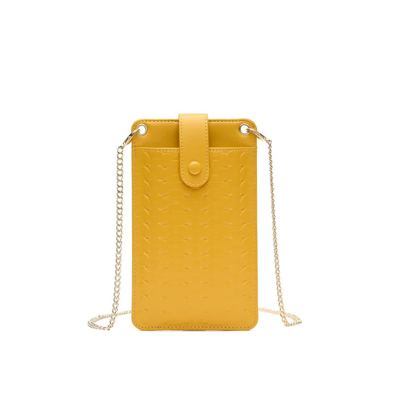 PU Handbags Bags for Women Ladies Girls Crossbody Hasp Purse Clutch Phone Wallet
