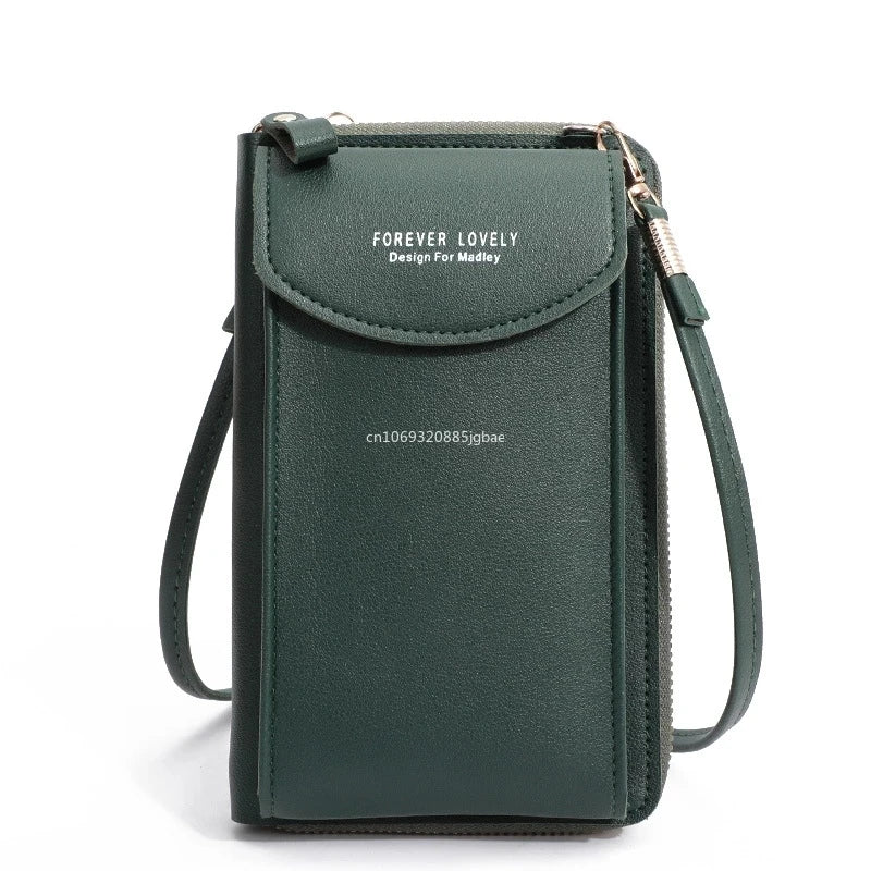 PU Handbags Woman Bags Crossbody Purse Clutch Phone Wallet Shoulder Bag