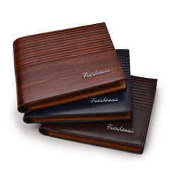 PU Men's Wallet Retro Leather Short Multi-Card Wallet