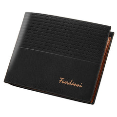 PU Men's Wallet Retro Leather Short Multi-Card Wallet